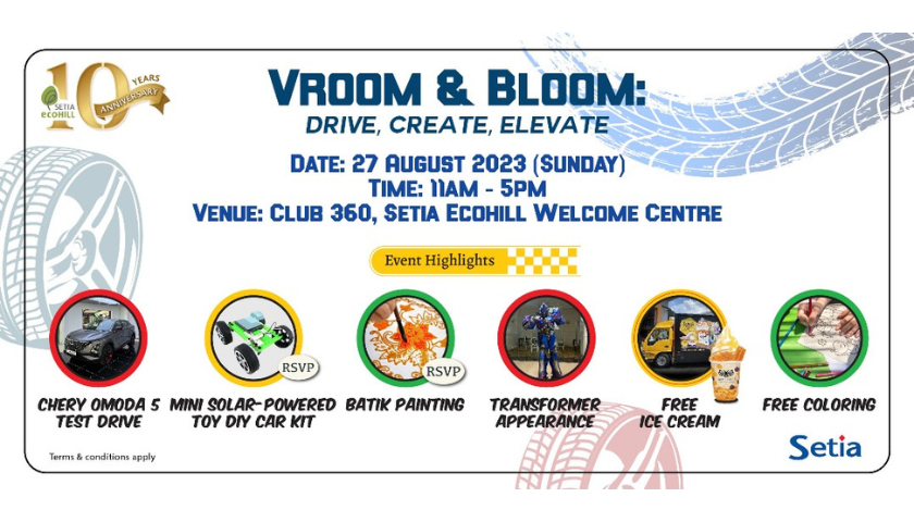VROOM & BLOOM: DRIVE,CREATE, ELEVATE