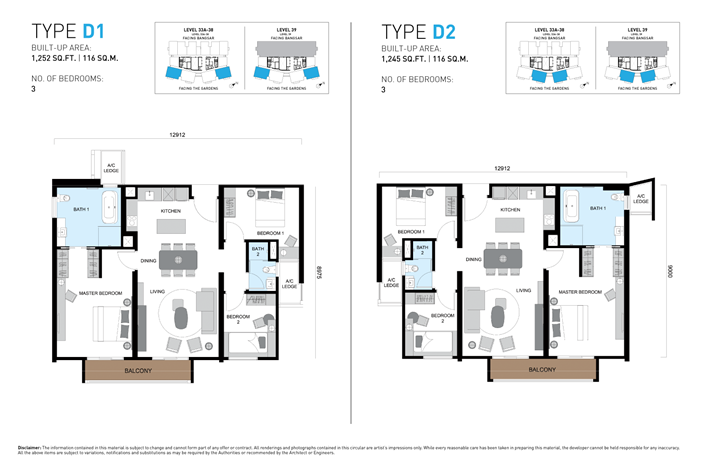 ViiA Unit Plan Type D1 & D2