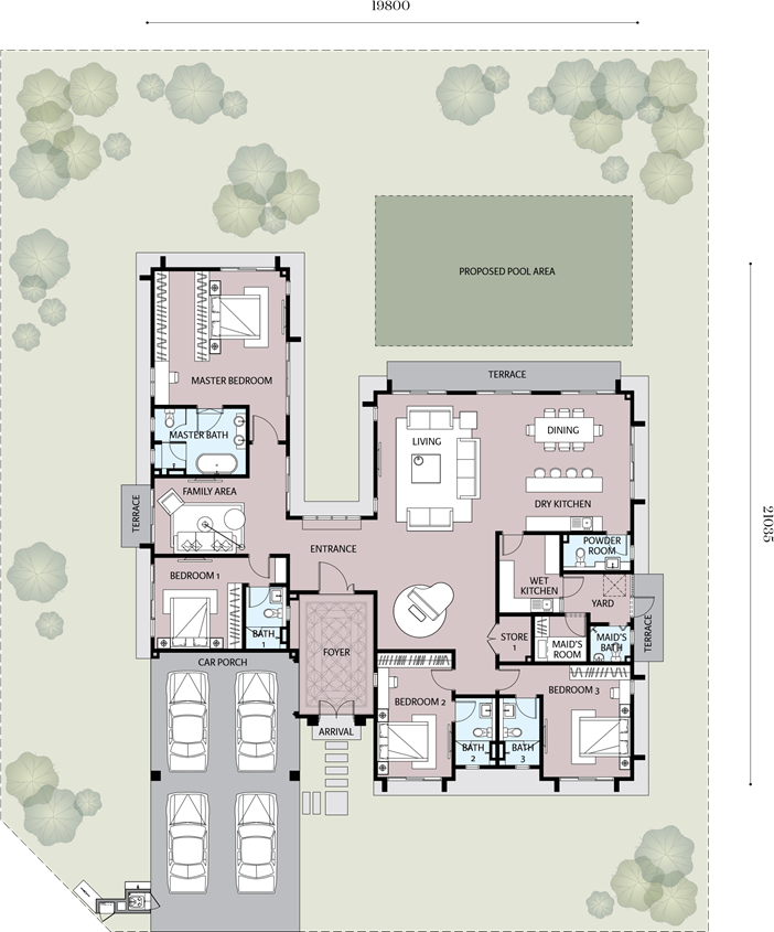 Alpinia 1 Floor Plan
